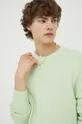 zelena Pamučni pulover Samsoe Samsoe