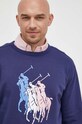Μπλούζα Polo Ralph Lauren σκούρο μπλε 710909590