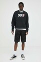 Levi's hanorac de bumbac 38712.0147 negru AW23