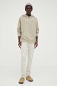 Βαμβακερή μπλούζα Levi's 34581.0029 μπεζ AW23