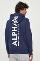 Dukserica Alpha Industries mornarsko plava 178318.697
