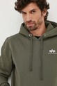 Alpha Industries bluză uni verde 196318.142