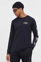 Billabong longsleeve bawełniany czarny ABYZT02060