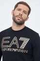 EA7 Emporio Armani pamut melegítőfelső fekete 6RPM08.PJSHZ