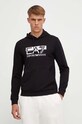 EA7 Emporio Armani hanorac de bumbac negru 6RPM62.PJ05Z
