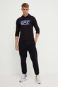 Bavlnená mikina EA7 Emporio Armani 6RPM62.PJ05Z čierna AW23
