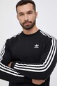 adidas Originals bluză 3-Stripes negru IM2087
