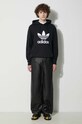 Bavlněná mikina adidas Originals Classics Trefoil Hoodie IM4489 černá AW23