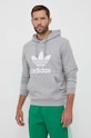adidas Originals bluza bawełniana z kapturem szary IM4490