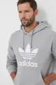 siva Bombažen pulover adidas Originals