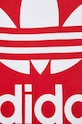 Bavlněná mikina adidas Originals Classics Trefoil Hoodie IM4497 červená