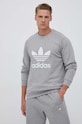 adidas Originals bluza bawełniana nadruk szary IM4501