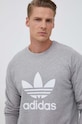 adidas Originals bluza bawełniana szary IM4501