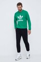 adidas Originals hanorac de bumbac IM4503 verde AW23
