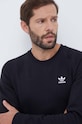 adidas Originals bluză Trefoil Essentials Crewneck negru IM4532