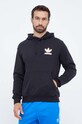 Одежда Хлопковая кофта adidas Originals IJ0610 чёрный