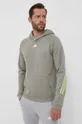 zöld adidas Performance edzős pulóver Train Icons