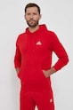Mikina adidas s kapucí červená H47018