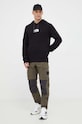 The North Face hanorac de bumbac NF0A8583JK31 negru AW23
