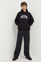 GCDS felpa in cotone FW23M100681 nero AW23