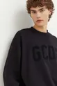 czarny GCDS bluza bawełniana