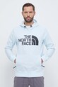 Спортен суичър The North Face Tekno Logo еластичен син NF0A82V6I0S1