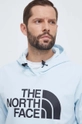 kék The North Face sportos pulóver Tekno Logo