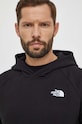 The North Face pamut melegítőfelső fekete NF0A2ZWUO4M1