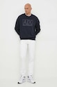 Кофта Armani Exchange 6RZMHJ.ZJDJZ темно-синій AW23