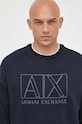 Кофта Armani Exchange темно-синій 6RZMHJ.ZJDJZ