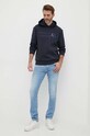 Pulover Armani Exchange 6RZMKB.ZJXBZ mornarsko modra AW23