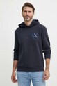 Pulover Armani Exchange mornarsko modra 6RZMKB.ZJXBZ