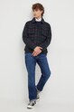 Шерстяной свитер Les Deux LDM310094 тёмно-синий AW23