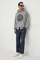 Just Cavalli hanorac de bumbac 75OAIT02.CF502 gri AW23