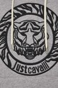 Bavlnená mikina Just Cavalli 75OAIT02.CF502 sivá