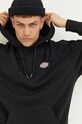 Βαμβακερή μπλούζα Dickies μαύρο DK0A4YLYBLK1