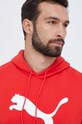 Puma hanorac de bumbac rosu 530084