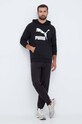 Puma hanorac de bumbac 530084 negru AW23