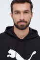 Puma hanorac de bumbac negru 530084