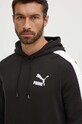 Одежда Хлопковая кофта Puma 538212 чёрный