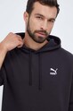 Puma hanorac de bumbac negru 621321
