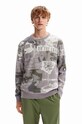 Desigual bluza pozostałe szary 23WMJF05