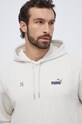 Бавовняна кофта Puma бежевий 621740