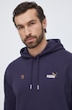 Puma hanorac de bumbac bleumarin 621740