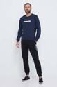 Хлопковая кофта лаунж Emporio Armani Underwear 111785.3F573 тёмно-синий AW23