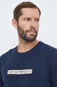 Хлопковая кофта лаунж Emporio Armani Underwear тёмно-синий 111785.3F573