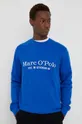 Βαμβακερή μπλούζα Marc O'Polo μπλε