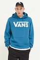 Vans hanorac de bumbac VN0A456BGC61 albastru AW23