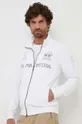 bela Bombažen pulover La Martina