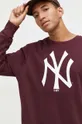 maroon New Era sweatshirt NEW YORK YANKEES